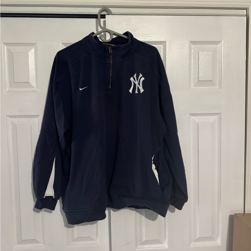 Nike Navy Blue Yankees Pullover